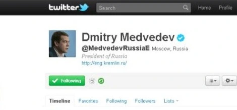 Konto na Twitterze premiera Rosji zhakowane!