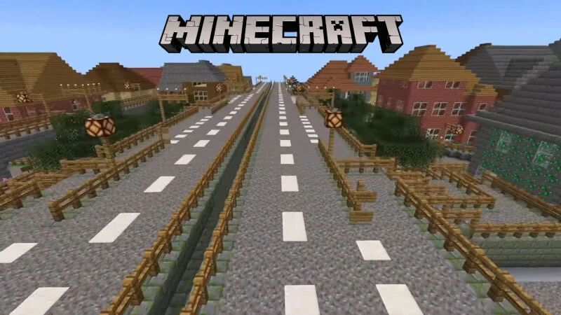 Ogromne dzieło w Minecrafcie. Latami budował ponad 10 km autostrad, wsie i miasta