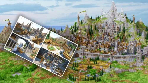 Ta mapa do Minecrafta powstaje od 10 lat. Robi ogromne wrażenie