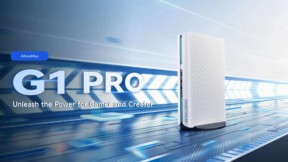Minisforum G1 Pro – Ryzen 9 i RTX 5060 w PC cieńszym niż PS5