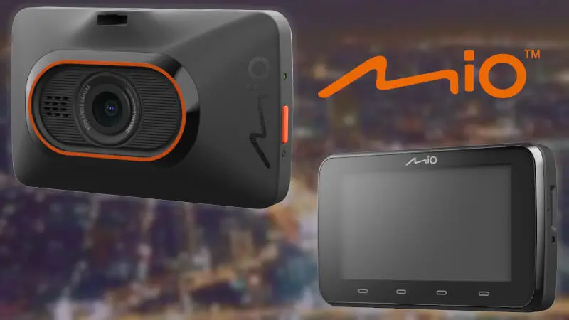 Rejestrator samochodowy Mio MiVue C450 ze szczegółową nocną wizją