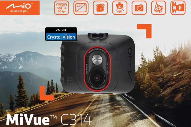 Mio MiVue C314 – nowy wideorejestator samochodowy na każdą kieszeń