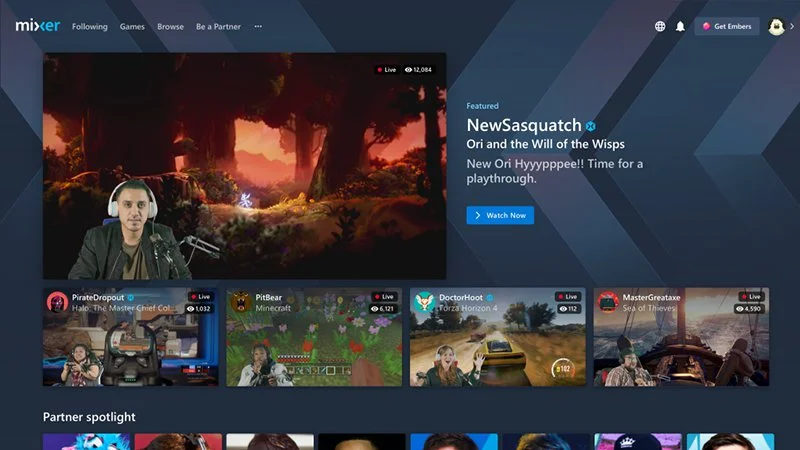 Mixer będzie proponować transmisje graczy, którzy odeszli z Twitcha. Sprytne