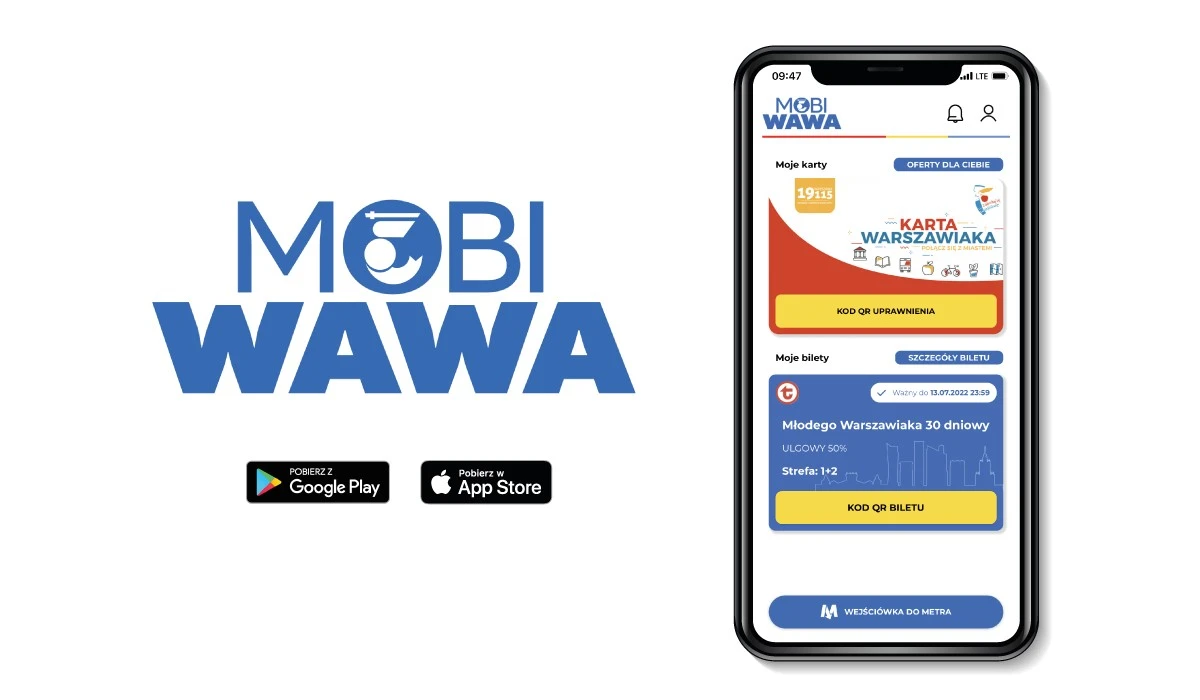 mobiWAWA pozwoli przechowywać kartę miejską w smartfonie