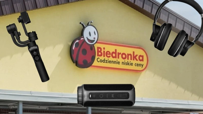 W Biedronce debiutują polskie gadżety Moevi. Tani gimbal i nie tylko