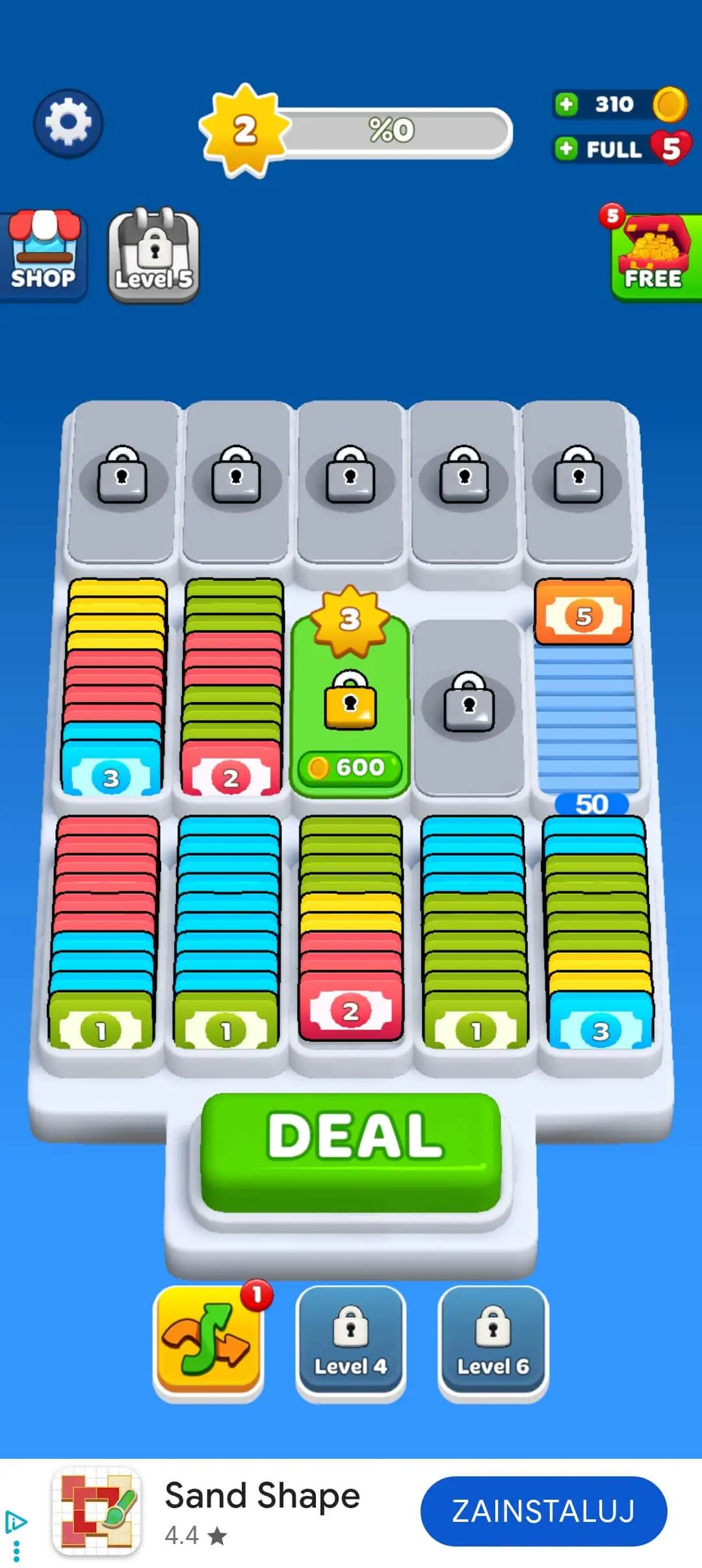 Money Sort