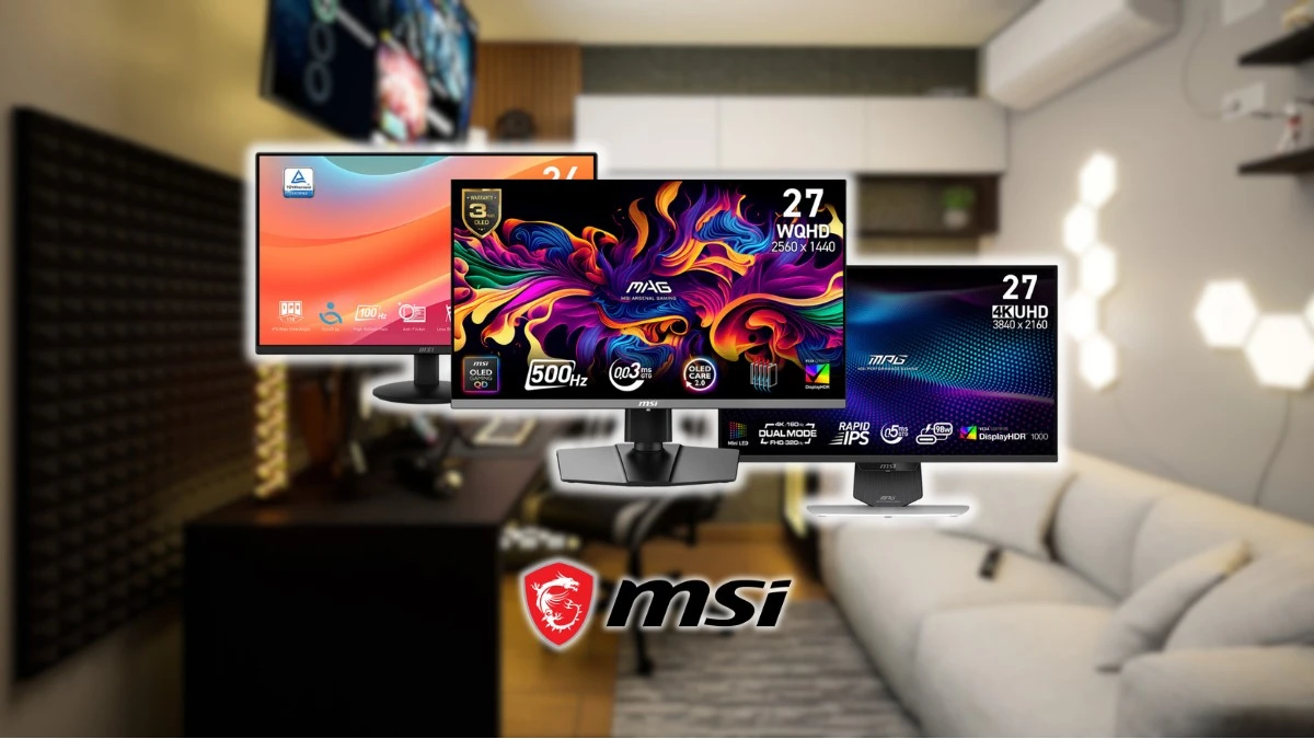 Rekordowe monitory MSI już w Polsce. OLED, 500 Hz i oczy AI