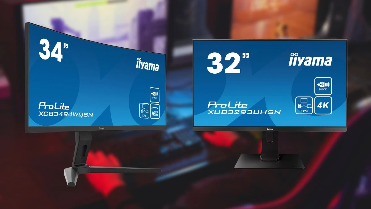 Dwa duże i ergonomiczne monitory od iiyama debiutują w Polsce
