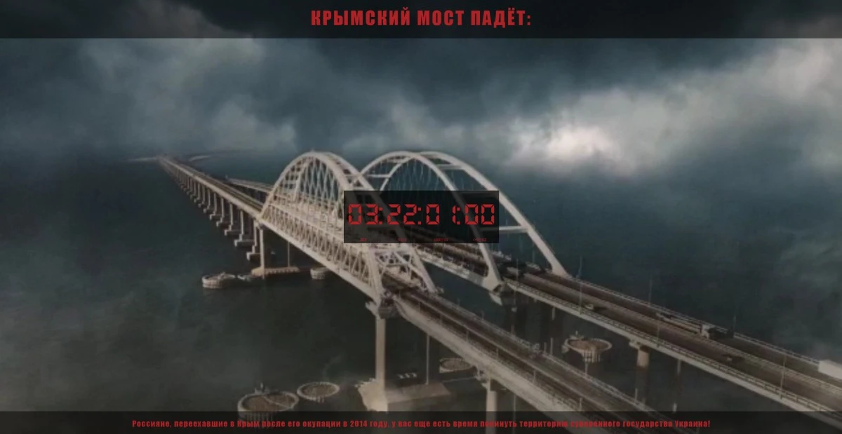 Rosjanie przerażeni. Strona odlicza czas do zniszczenia Mostu Krymskiego