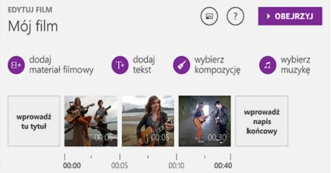 Edytuj filmy z wakacji bezpośrednio na Windows Phone dzięki Movie Creator