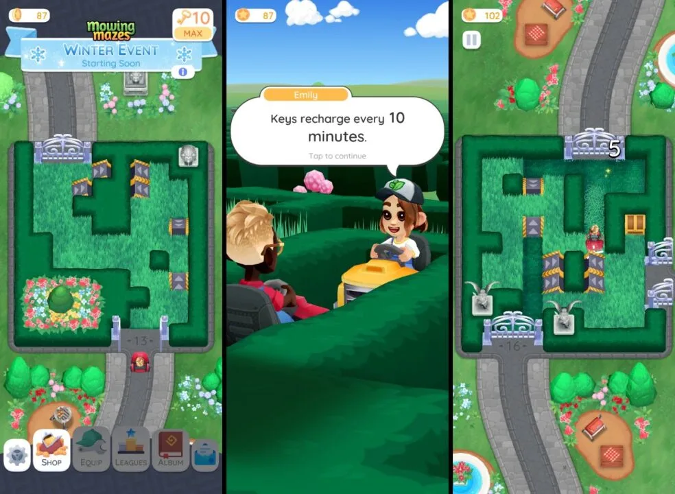 Mowing Mazes - a może by tak przed świętami… skosić trawę? (recenzja gry)