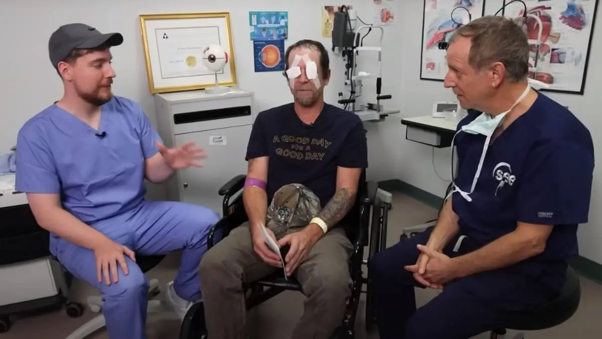 MrBeast przywrócił wzrok tysiącowi osób. Akcja influencera podzieliła internet