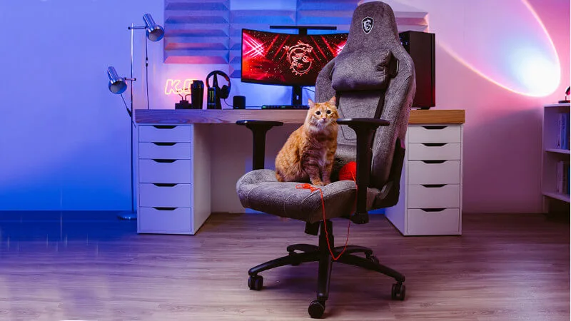 MSI wprowadza odporne na zadrapania i zachlapania fotele MAG CH130 I FABRIC i REPELTEK