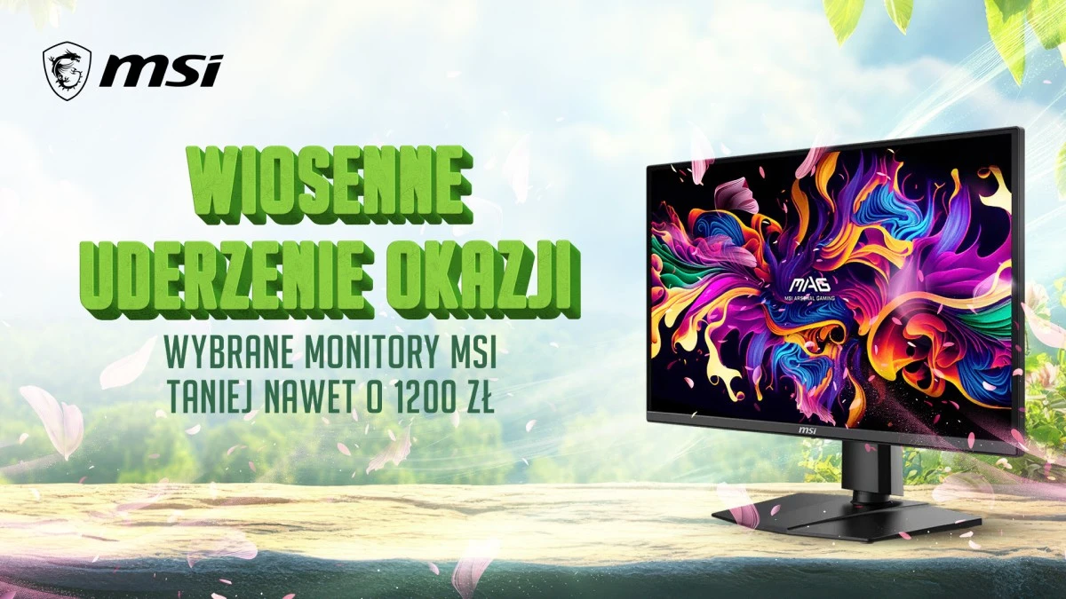 OLED do grania wreszcie tańszy. MSI przeceniło monitory nawet o 1200 zł