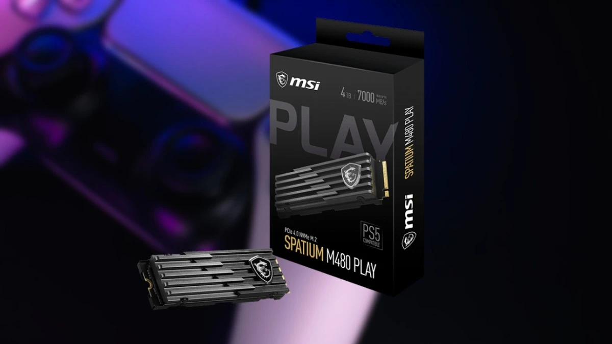 Dysk do PS5? MSI prezentuje superszybki Spatium M480 Play