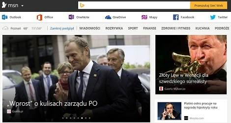 Microsoft uruchamia w Polsce testową wersję nowego MSN