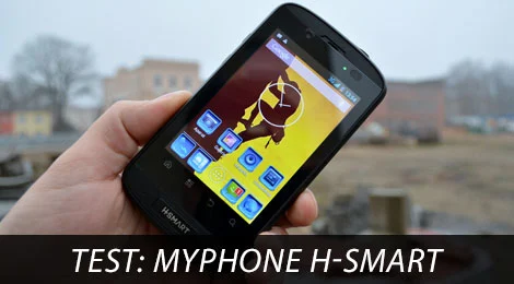 Wodoodporny smartfon z Biedronki? Test myPhone H-Smart