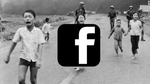 Facebook wycina historyczne zdjęcie „napalm girl”, bo walczy z… pedofolią?