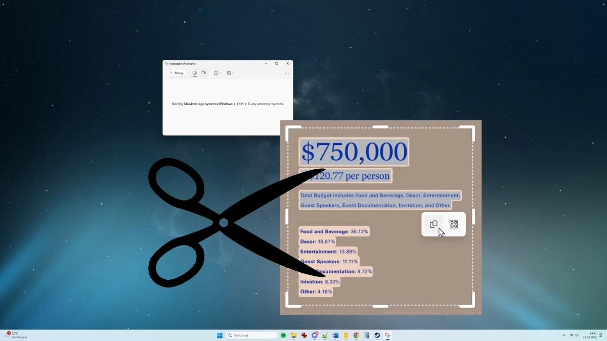 Jak skopiować tekst z obrazka w Windows 11? Teraz to proste