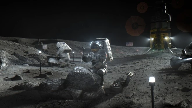 SpaceX i Blue Origin stworzą lądownik, który umieści człowieka na Księżycu