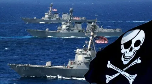 US Navy oskarżone o piractwo. Ale nie morskie