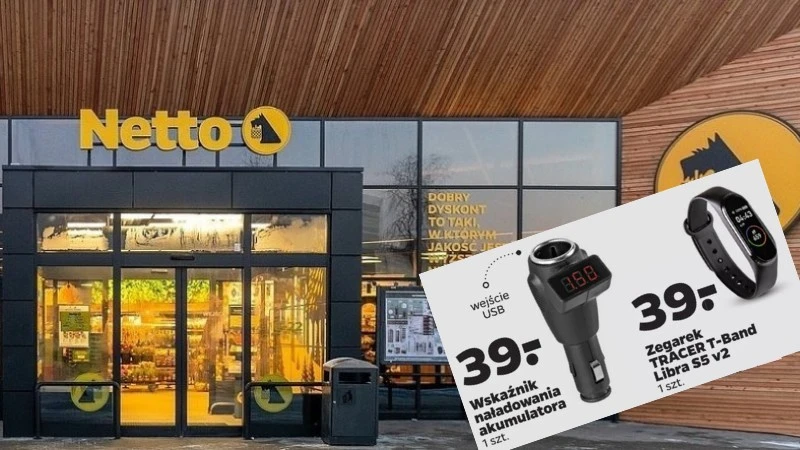 Tania elektronika w Netto. Gadżety dla kierowców, opaska sportowa i nie tylko