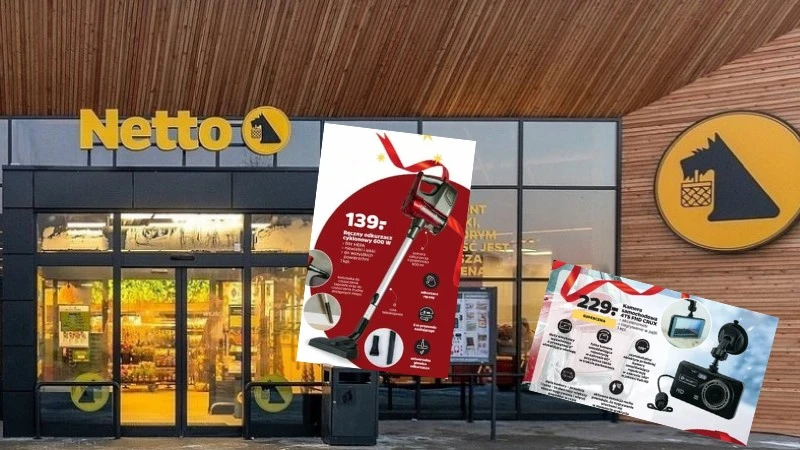 Tania elektronika w Netto. Na liście odkurzacz cyklonowy i wideorejestrator