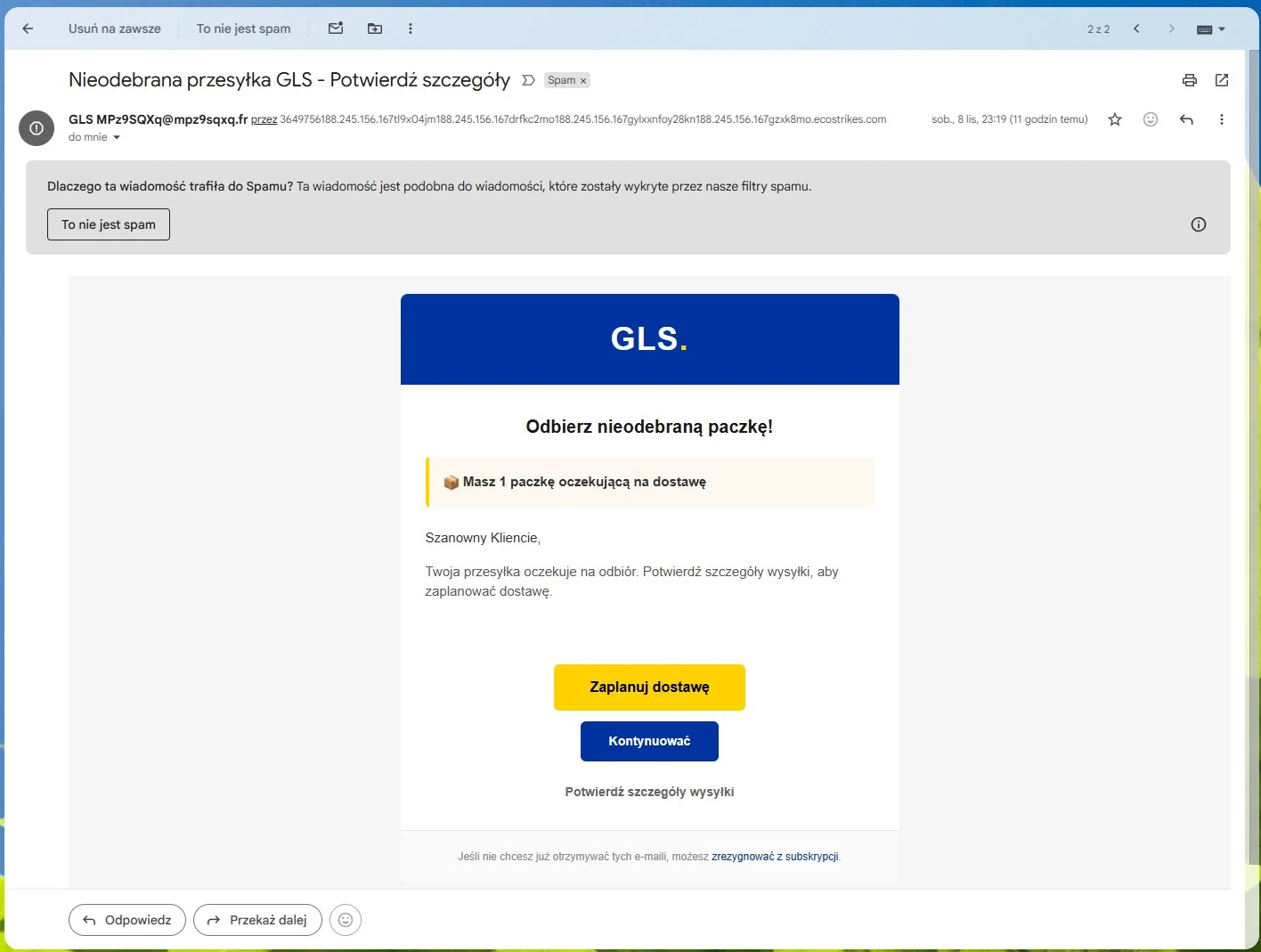 Nieodebrana paczka? Krąży nowe oszustwo – zobacz, jak wygląda