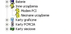 Wyszukiwanie sterowników do nieznanych urządzeń