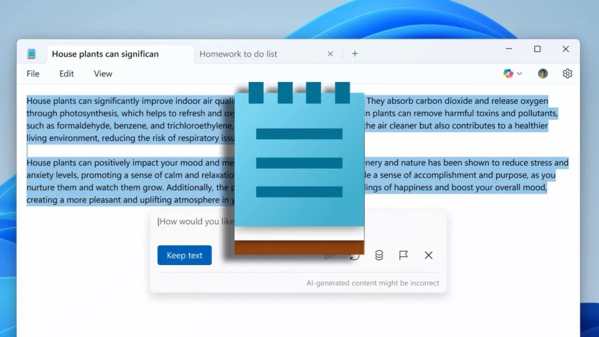 Notatnik zamienił się w generator tekstu. Oto kolejne funkcje AI