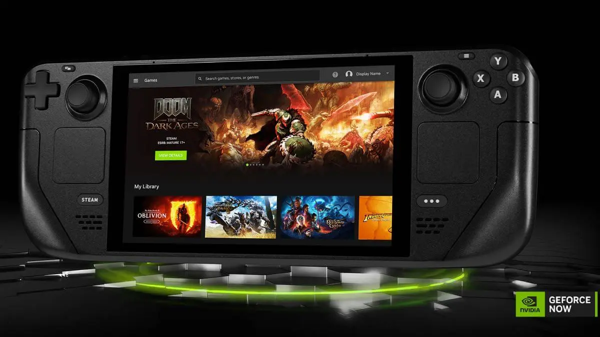 Steam Deck jako maszyna do grania w chmurze. NVIDIA kusi nowością