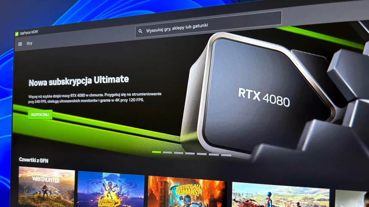 Gamingowe PC mogłyby nawet umrzeć. Grałem w chmurze z GeForce Now Ultimate RTX 4080 (test)