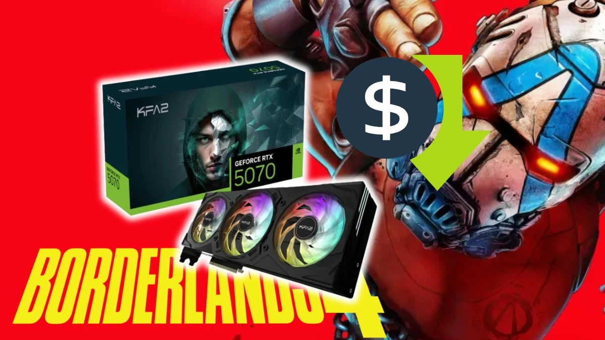 NVIDIA GeForce RTX 5070 taniej w kilku wariantach. Borderlands 4 gratis