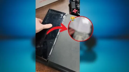 oddał PS4 serwis a w środku pieniądze list