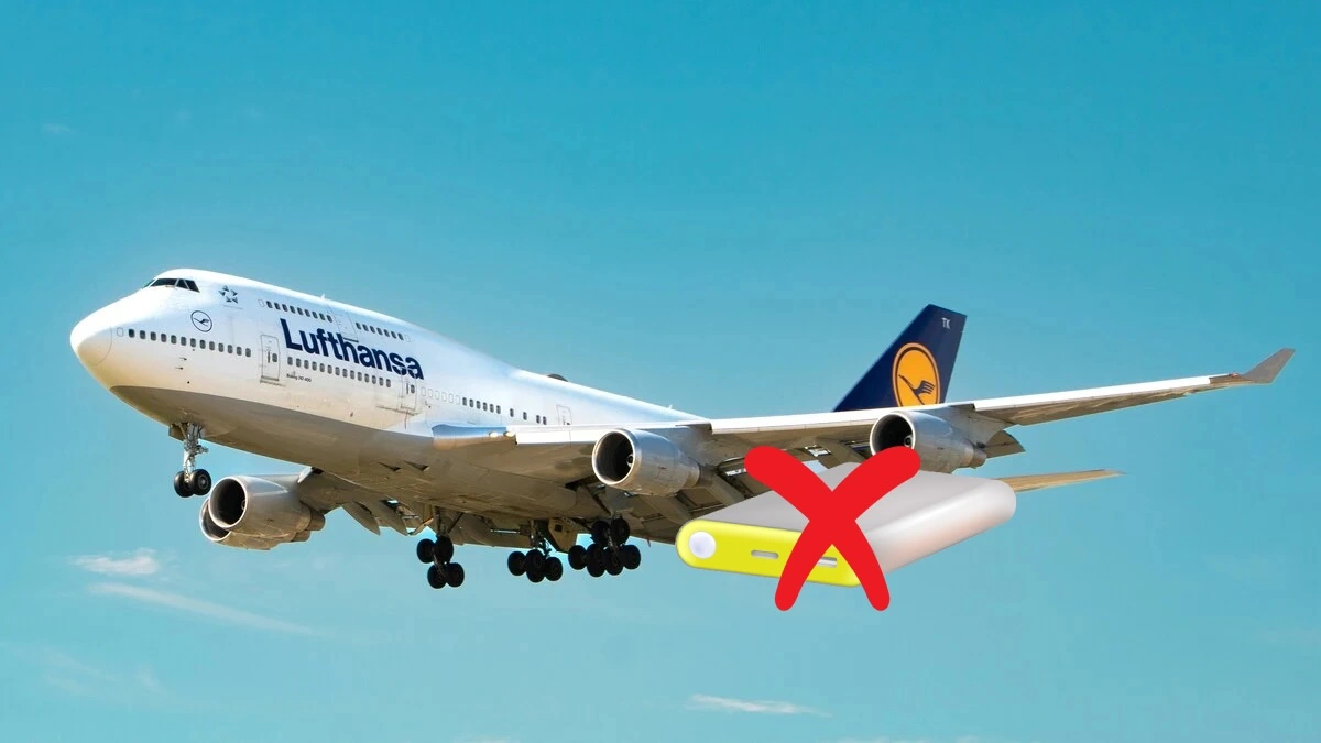 Ograniczenia w samolotach Lufthansy. Powerbanki na cenzurowanym