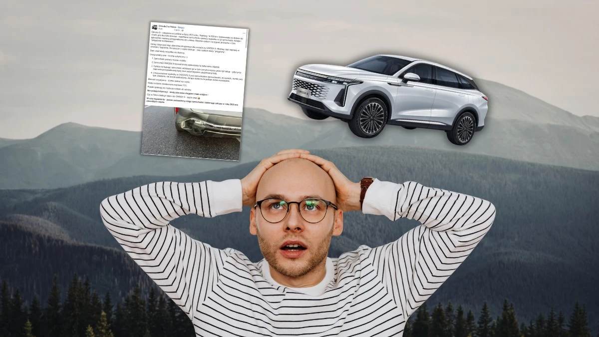 Uszkodził Omodę 9 i czeka. Dostępność części do chińskich aut w praktyce