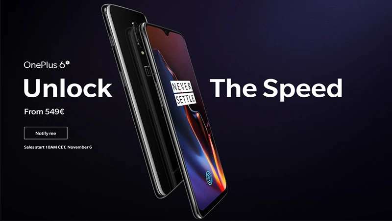 Świetna specyfikacja i czytnik linii papilarnych pod wyświetlaczem – poznajcie OnePlus 6T