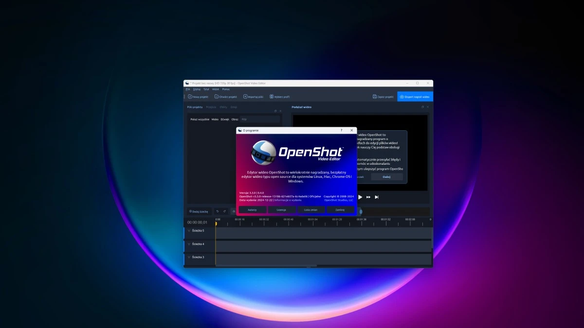 Darmowy edytor wideo z wielką aktualizacją. Poznaj OpenShot 3.3