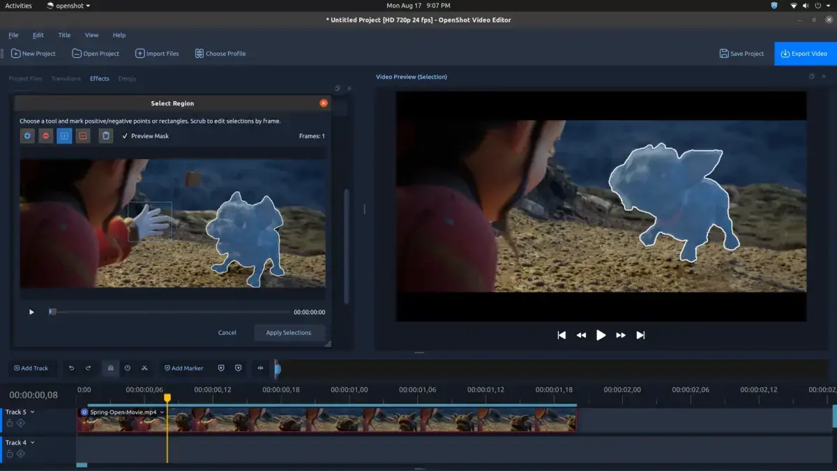 OpenShot 4.0