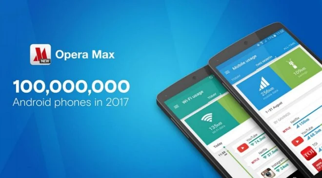Opera Max domyślnie instalowana na smartfonach 13 producentów