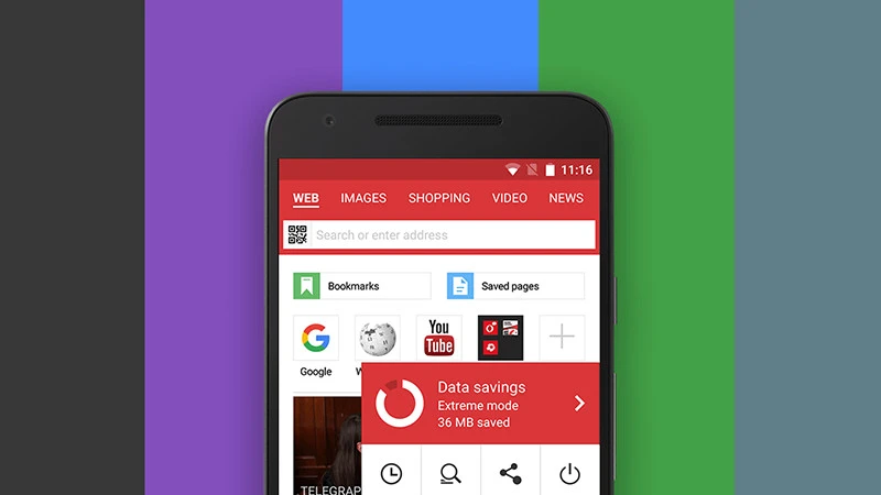 Opera na Androida doczekała się możliwości szybkiego wyłączenia adblocka