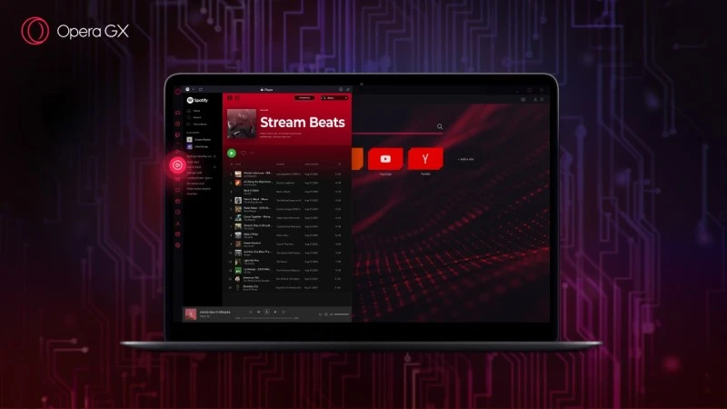 Opera GX to najlepsza przeglądarka dla miłośników muzyki. Uwielbiam ją