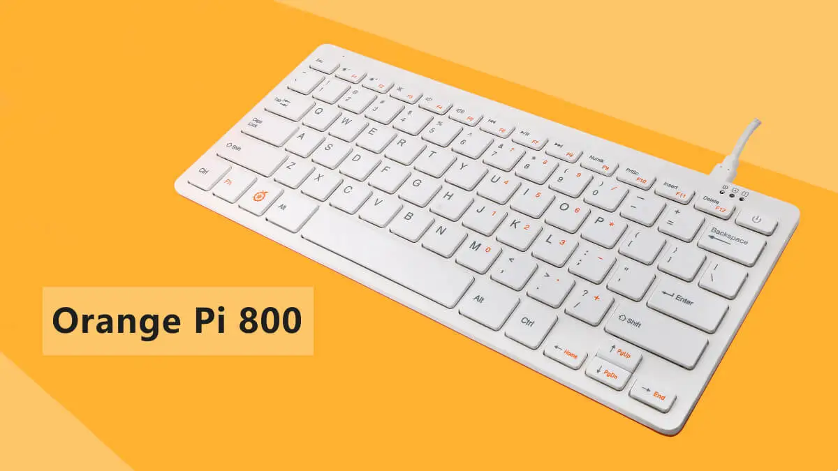 Konkurencja dla Rapsberry Pi 400. Orange Pi 800 to także komputer ARM w klawiaturze