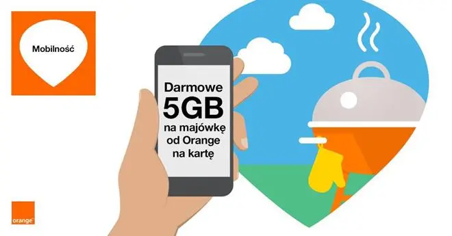 Orange daje każdemu 5 GB internetu na majówkę