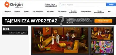 Luka bezpieczeństwa w platformie Origin