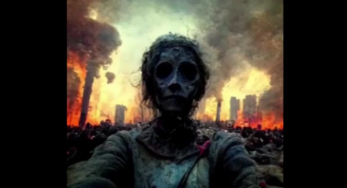 Sztuczna inteligencja pokazała ostatnie selfie na Ziemi. Wyglądają przerażająco