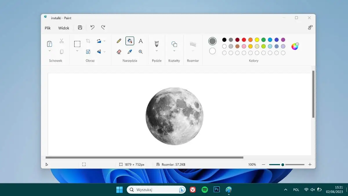 Paint z ciemnym motywem. Windows 11 ulepsza kultowy program