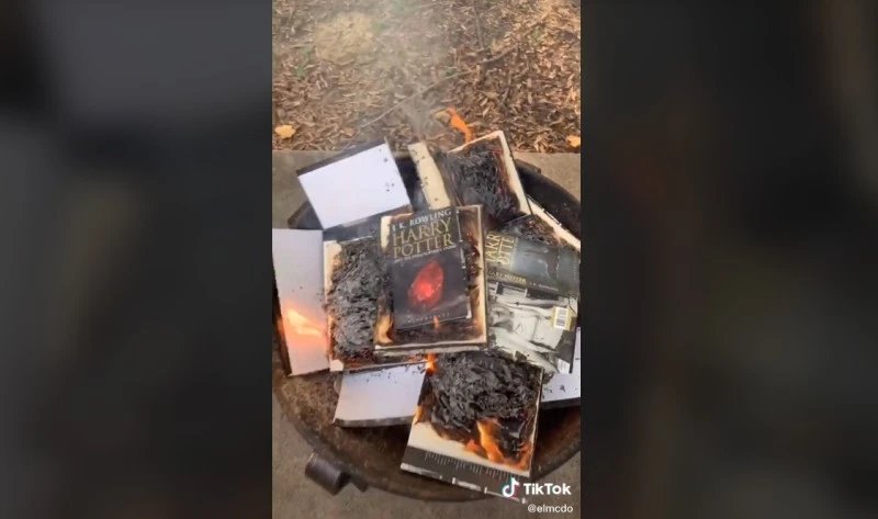 Dlaczego internauci palą książki? Nowy trend na TikToku.