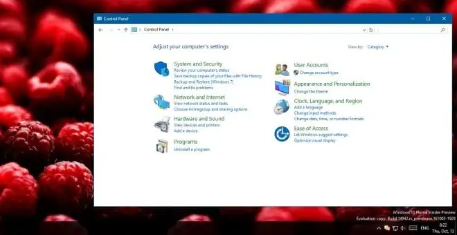 Aktualizacja Redstone 2 usunie panel sterowania z Windows 10?
