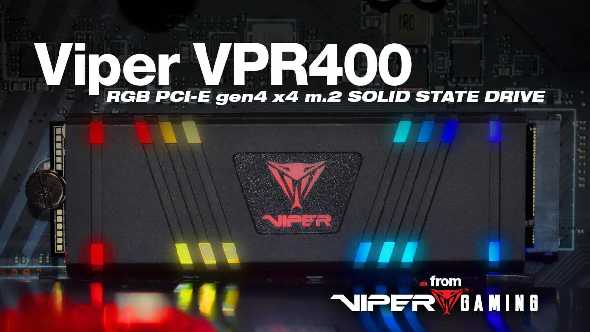 Pierwszy na świecie szybki nośnik SSD PCIe 4.0 z RGB – Patriot Viper VPR400 RGB